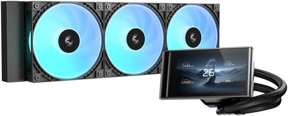 Система жидкостного охлаждения для процессора DeepCool LT360 Vision ARGB R-LT360VISION-BKAMMC-G-1