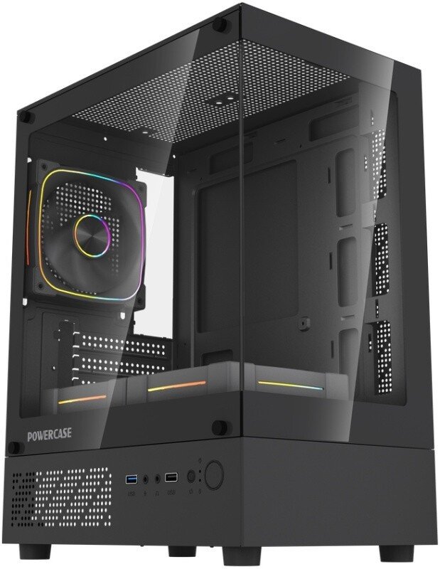 Корпус Powercase Vision Micro M1 ARGB CVMM1B-A3