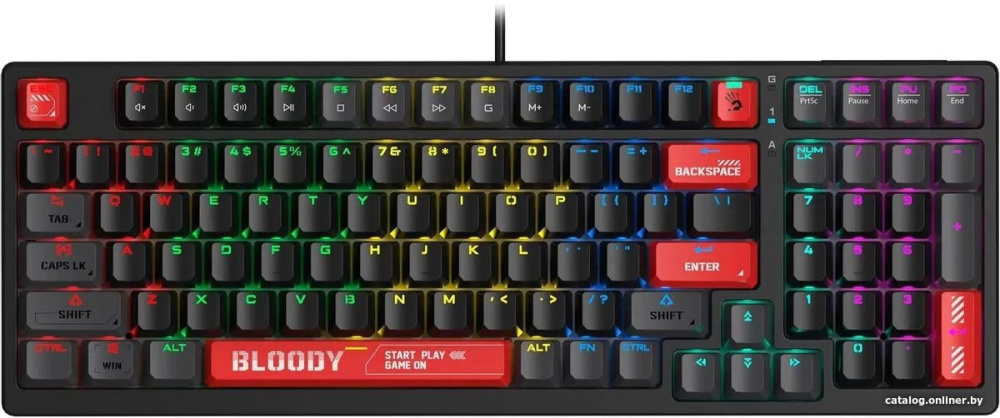 Клавиатура A4Tech Bloody S98 Red (Bloody BLMS Red Plus)