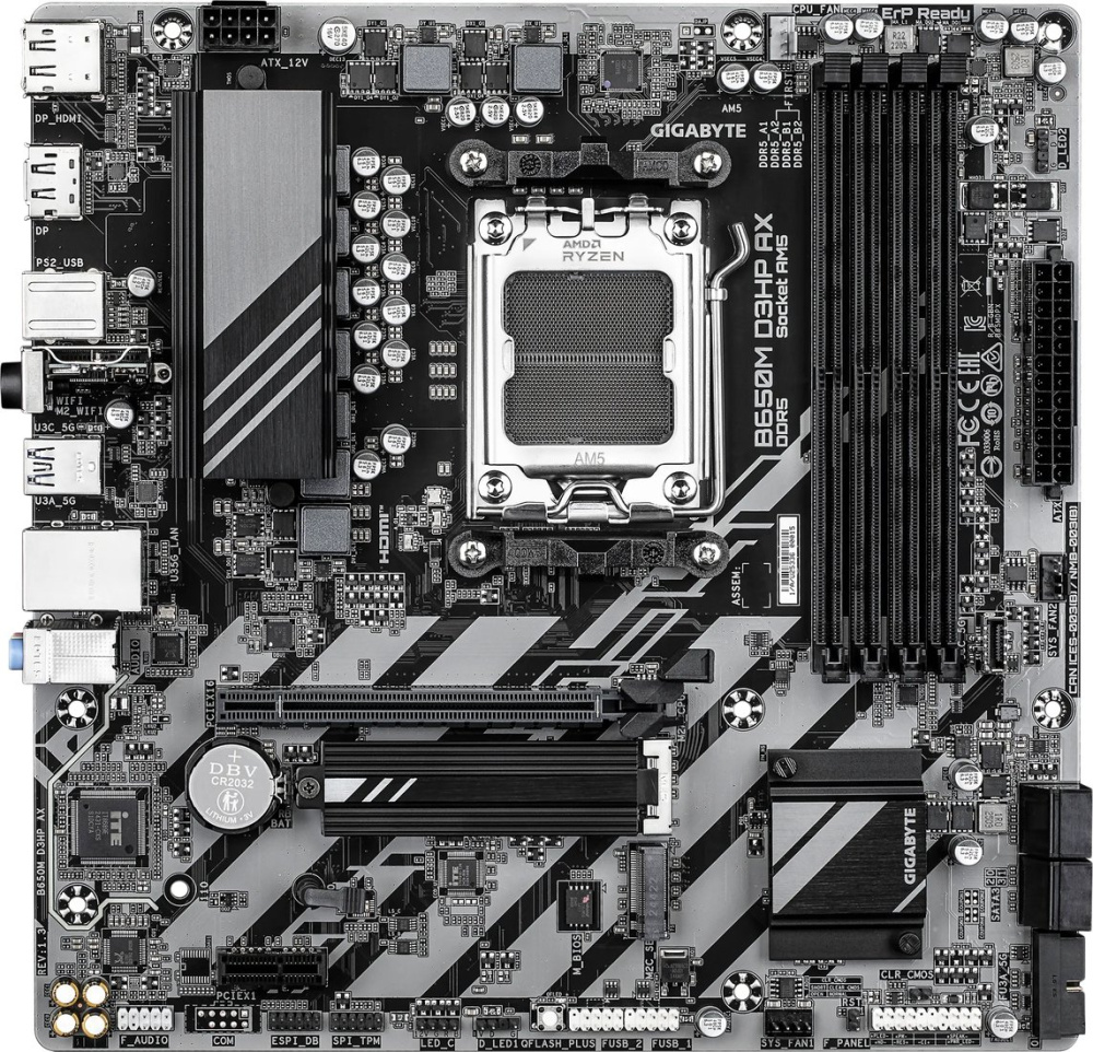 Материнская плата Gigabyte B650M D3HP AX (rev. 1.3)
