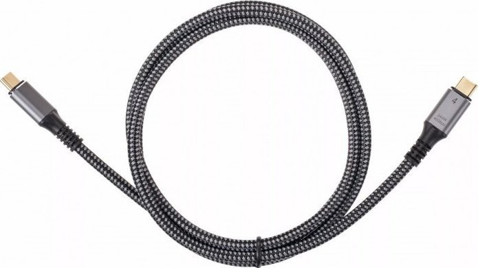 Кабель VCOM CU541M-1.2M USB4 - USB4 (1.2 м, черный)