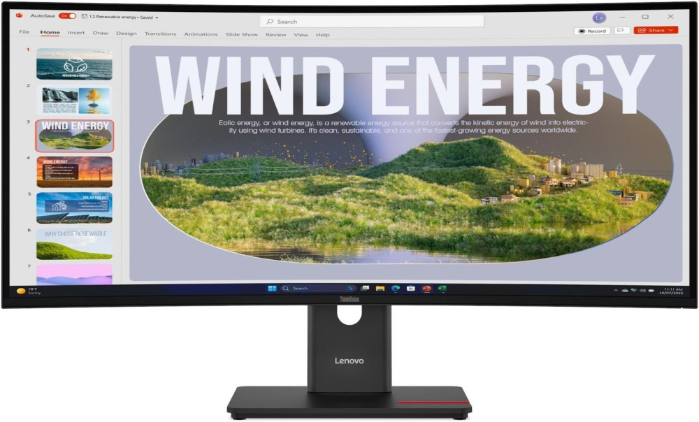 Lenovo ThinkVision T34WD-40 64AEGAT1UK