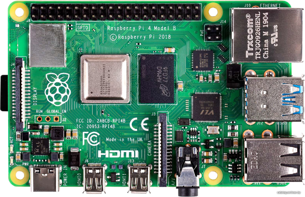 Одноплатный компьютер Raspberry Pi 4 Model B 8GB