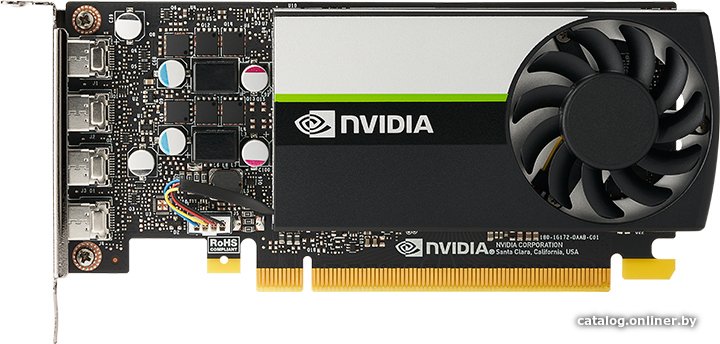Видеокарта PNY Nvidia T1000 8GB GDDR6 SVCNT1000-8GB-SB