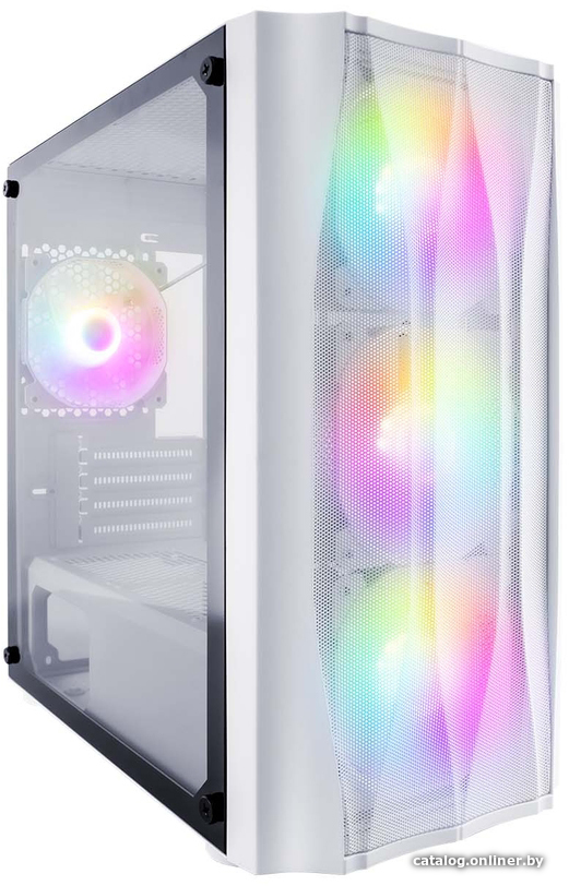 Корпус 1stPlayer Firebase X3-M-WH-4F1-W