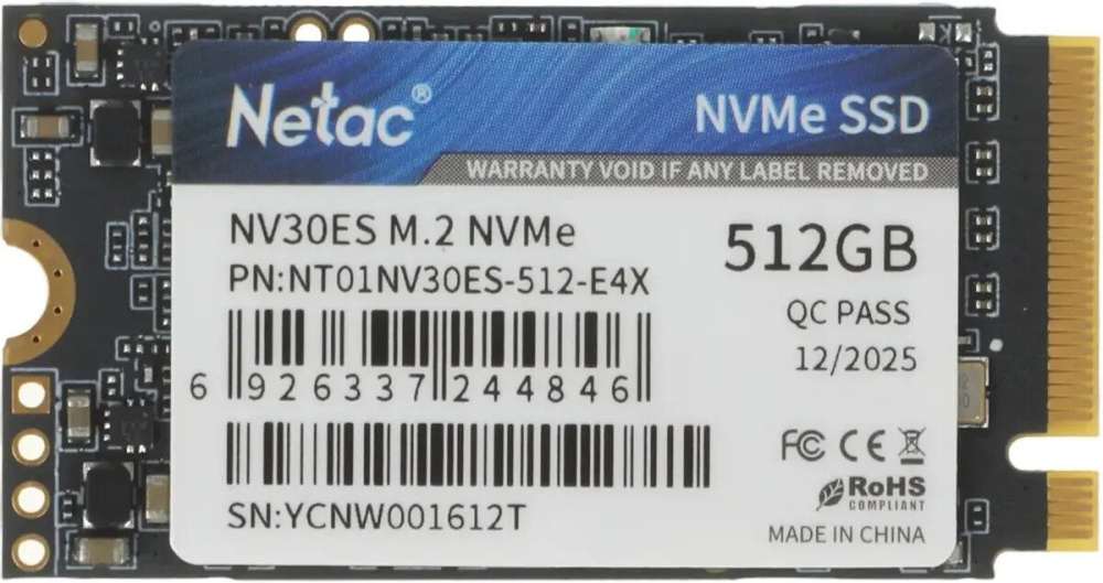 SSD Netac NV30ES 512GB NT01NV30ES-512-E4X