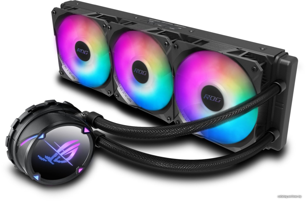 Жидкостное охлаждение для процессора ASUS ROG Strix LC II 360 ARGB
