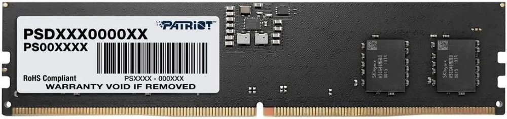 Оперативная память Patriot Signature Line 16ГБ DDR5 4800 МГц PSD516G48002