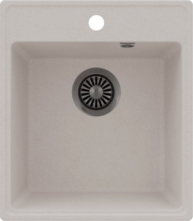 Кухонная мойка MAUNFELD Perla 425 MFQS-425W (кремовый)