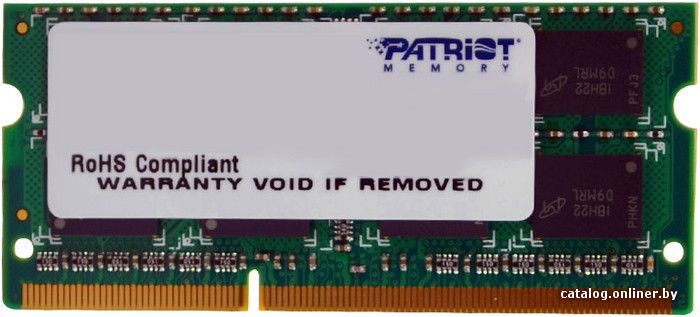 Patriot Signature 4GB DDR3 SO-DIMM PC3-10600 (PSD34G13332S)