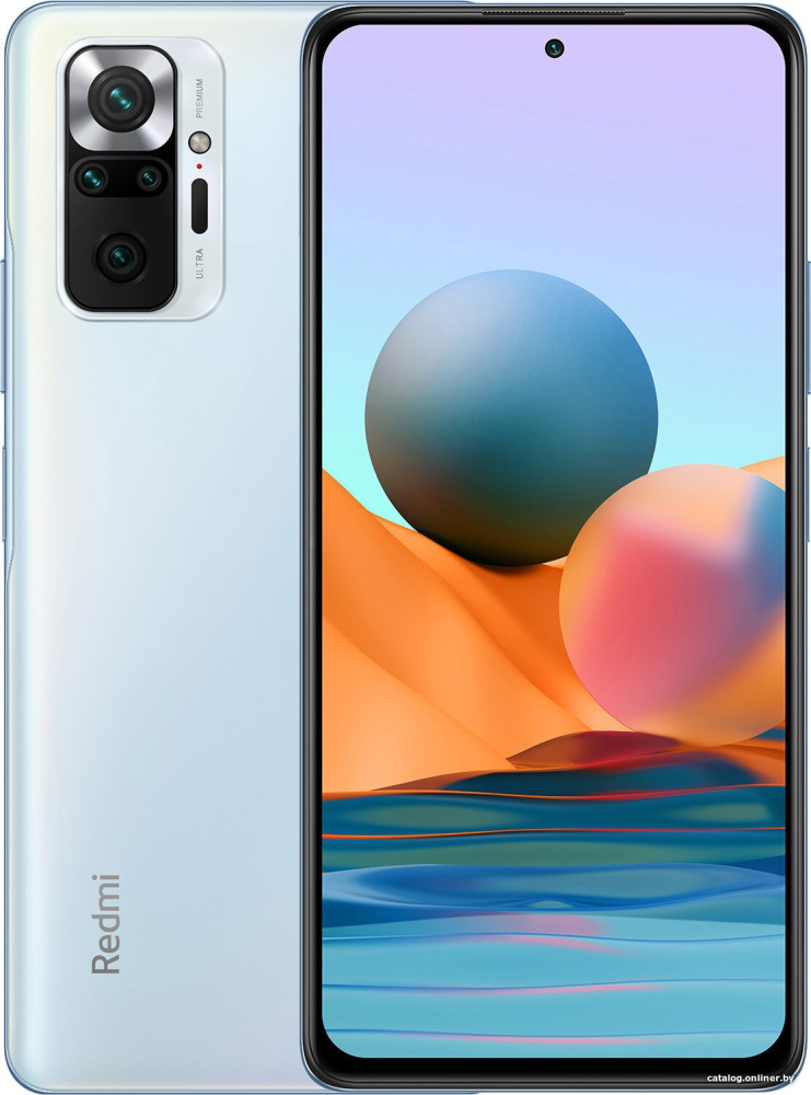 Смартфон Xiaomi Redmi Note 10 Pro 8GB/256GB международная версия (голубой лед)