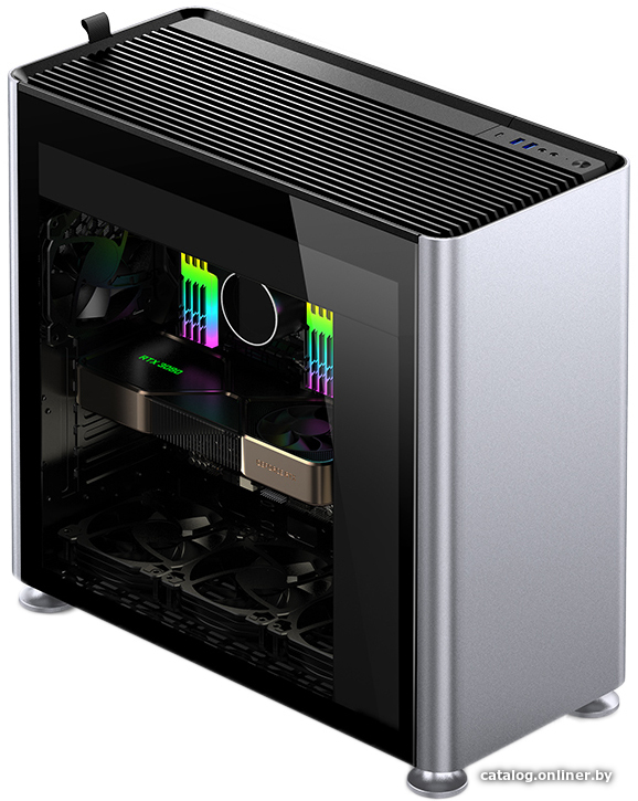 Корпус Jonsbo Jonsplus i400-G (серебристый)