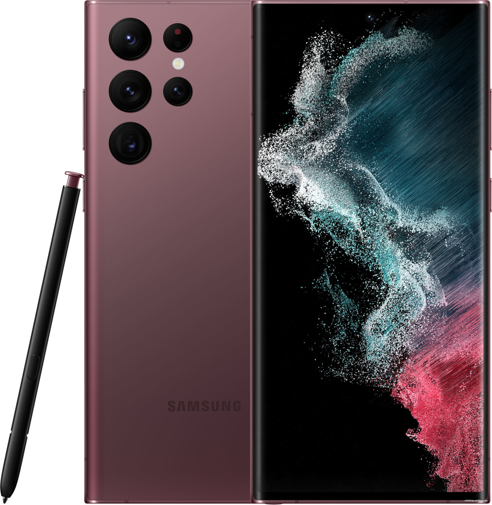 Смартфон Samsung Galaxy S22 Ultra 5G SM-S908B/DS 12GB/1TB (бургунди)