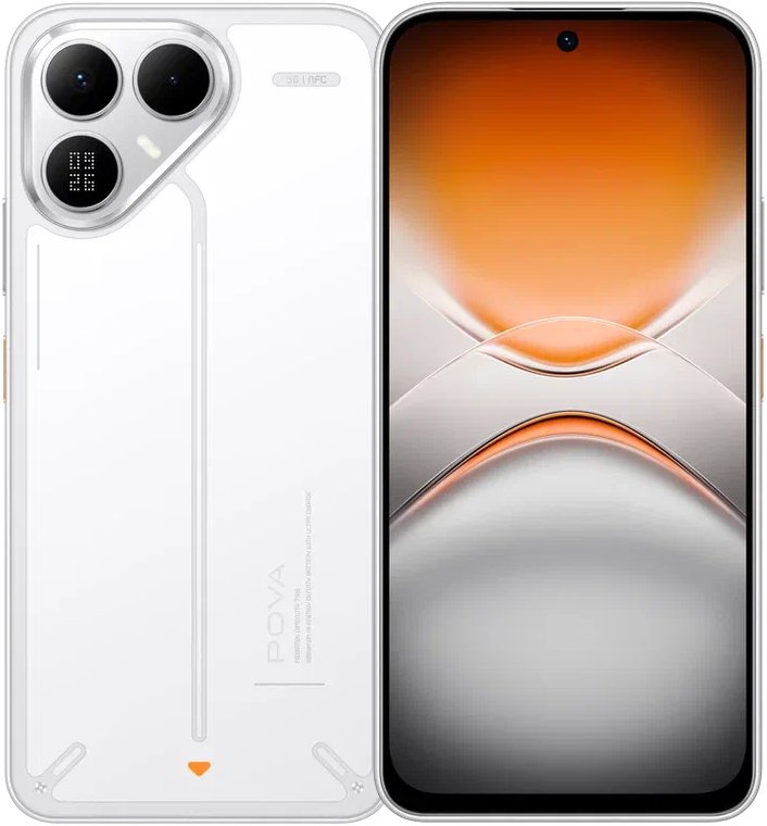 Телефон Tecno Pova 8 5G LK6 8GB/256GB (белый)