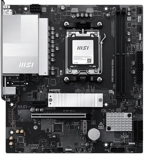 Материнская плата MSI Pro B850M-B Gen4