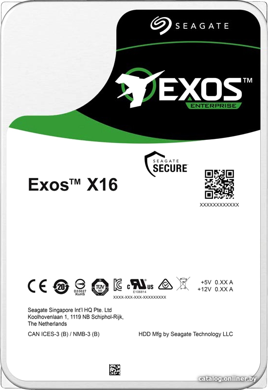 Жесткий диск Seagate Exos X16 12TB ST12000NM001G