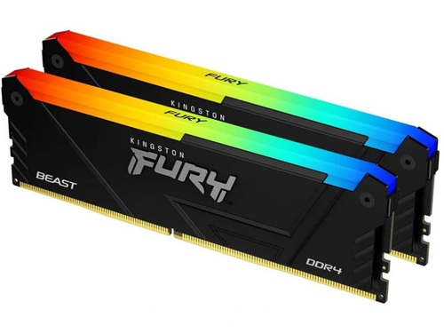 Оперативная память Kingston FURY Beast RGB 2x8ГБ DDR4 3600МГц KF436C17BB2AK2/16