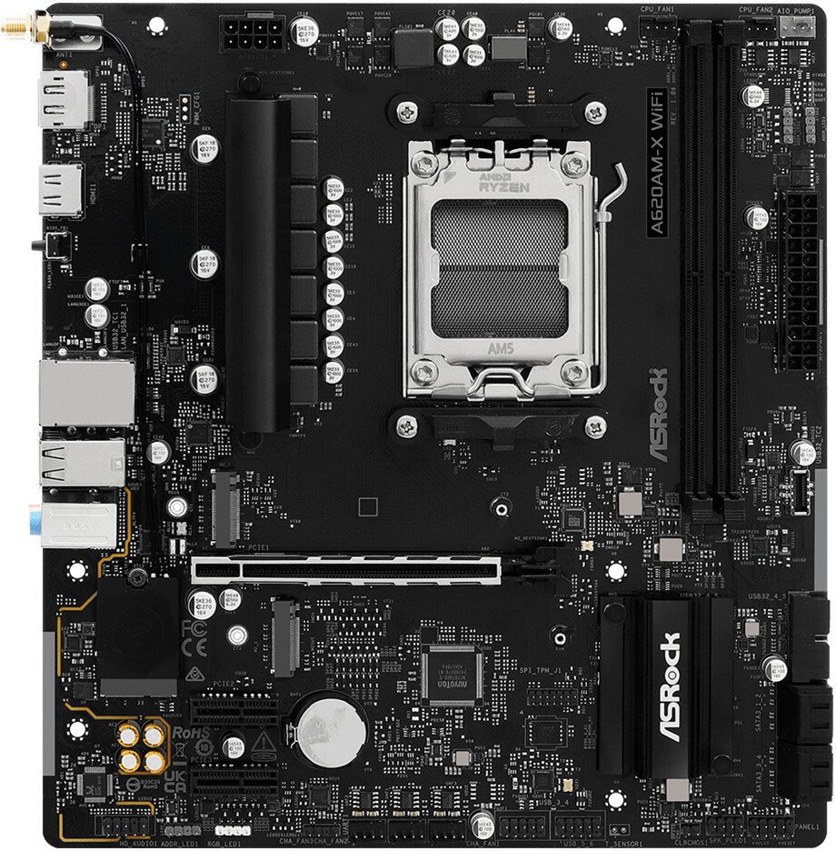 Материнская плата ASRock A620AM-X WiFi