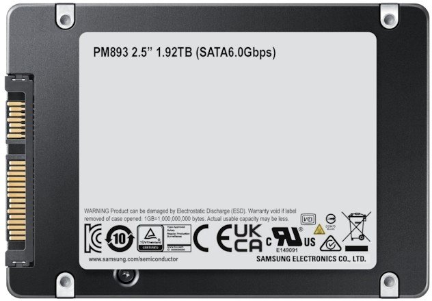 SSD Samsung PM893 480GB MZ7L3480HCHQ-00B7C