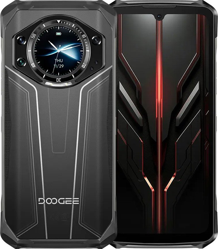 Телефон Doogee S119 8GB/512GB (черный/серебристый)