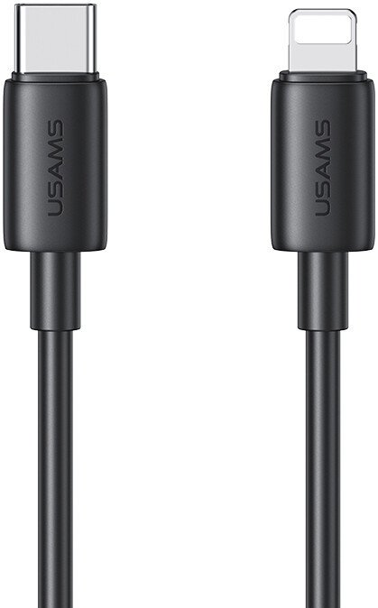 Кабель Usams SJ712 USB Type-C - Lightning (1 м, черный)