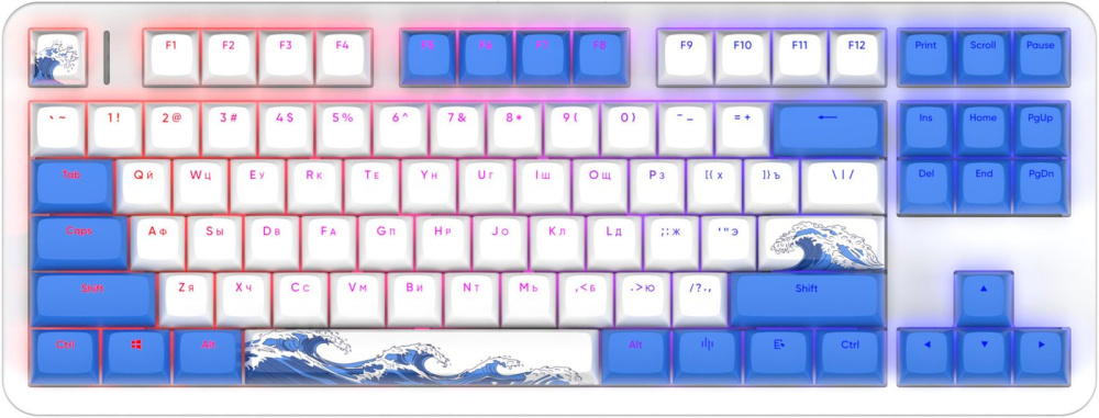 Клавиатура Red Square Alumix TKL Aquarius v2 (g3ms Sapphire)