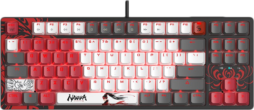 Клавиатура A4Tech Bloody S87 Naraka (Bloody BLMS Red Plus)