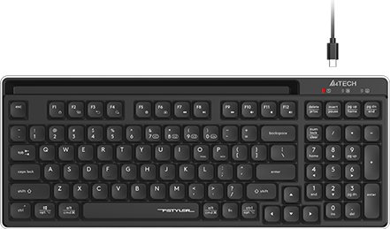 Клавиатура A4Tech Fstyler FBX70C (черный)