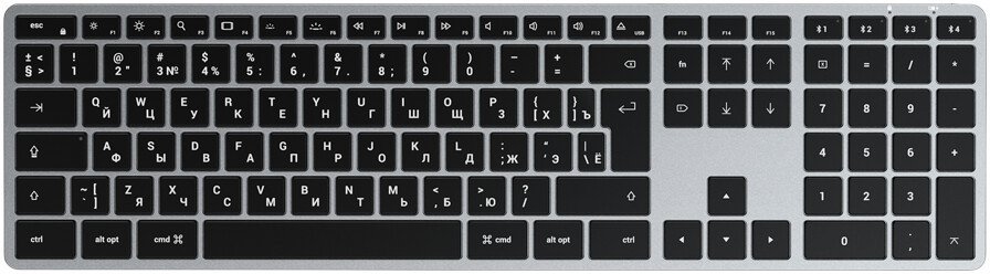 Клавиатура Satechi Slim X3 (серый)