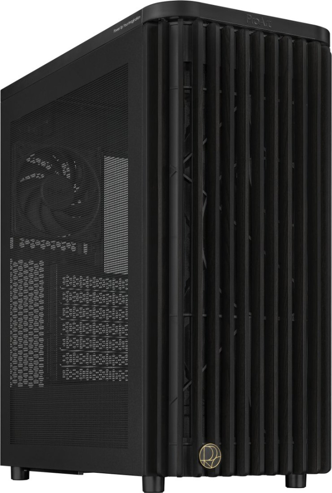 Корпус ASUS ProArt PA401 Wood Edition - Mesh Panel (черный)