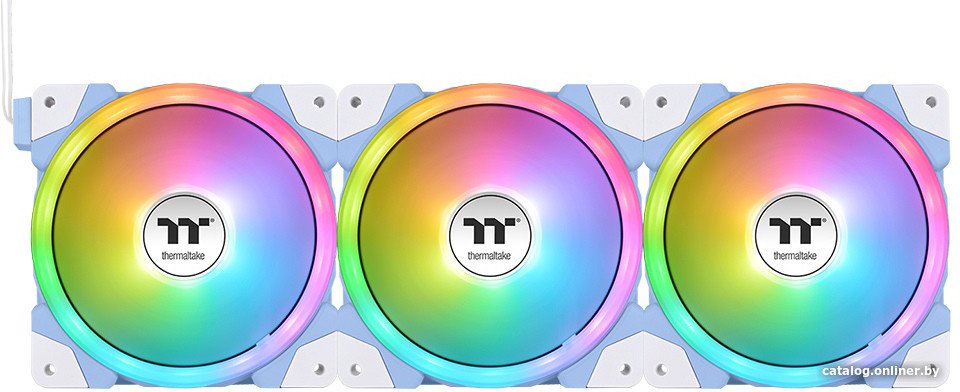 Набор вентиляторов Thermaltake Swafan EX14 ARGB Hydrangea Blue TT Premium Edition 3-Fan Pack CL-F184