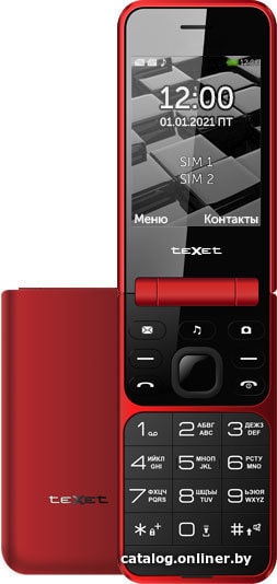 Мобильный телефон TeXet TM-405 (красный)
