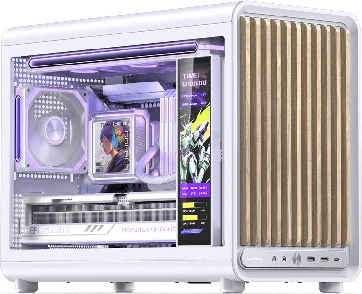 Корпус Jonsbo D33 Wood (белый)