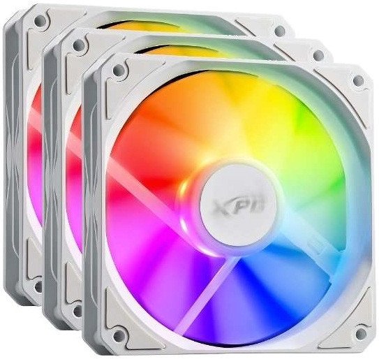 Вентилятор для корпуса ADATA XPG Vento R 120x3 ARGB PWM (белый)