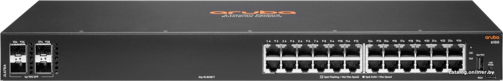 Управляемый коммутатор 3-го уровня Aruba 6100 Series JL678A