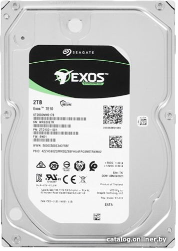 Жесткий диск Seagate Exos 7E10 2TB ST2000NM017B