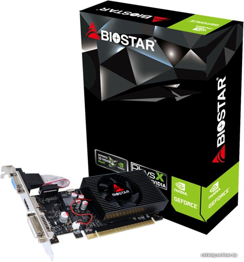 Видеокарта BIOSTAR GeForce GT 730 4GB DDR3 VN7313TH41 (LP)