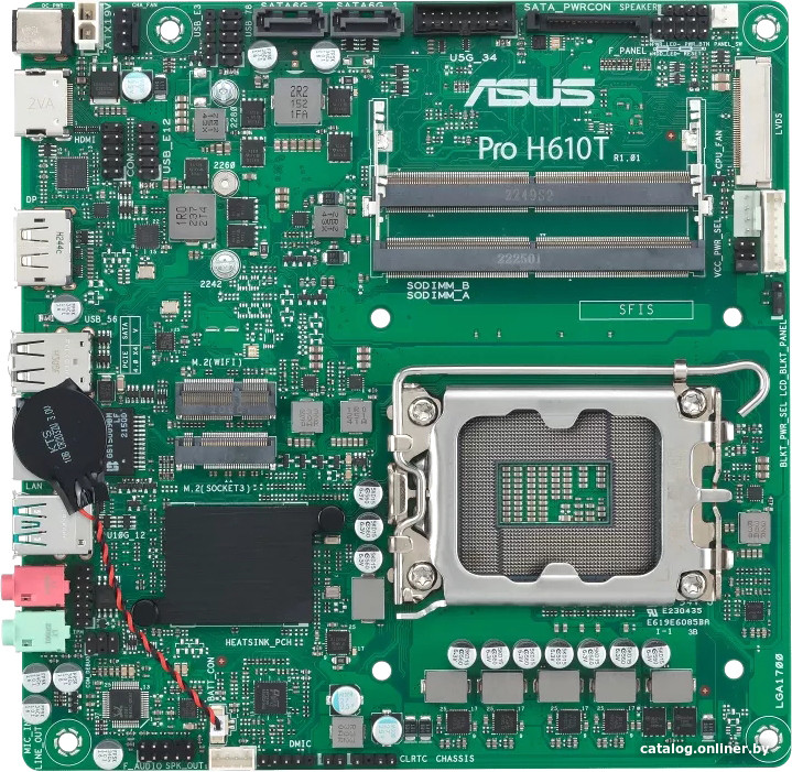 Материнская плата ASUS Pro H610T-CSM