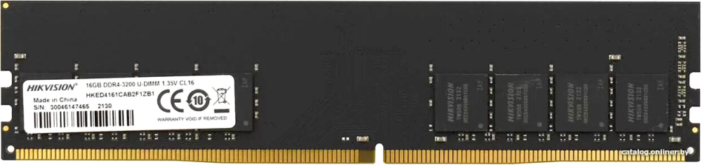 Оперативная память Hikvision 16ГБ DDR4 3200 МГц HKED4161CAB2F1ZB1/16G