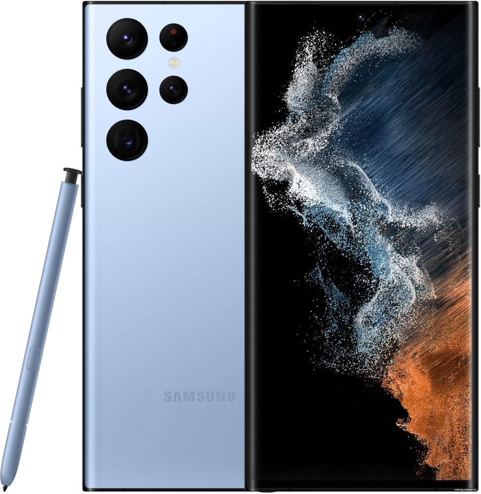 Смартфон Samsung Galaxy S22 Ultra 5G SM-S908B/DS 12GB/256GB (голубой)