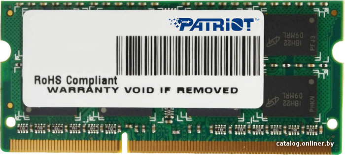 Patriot Signature Line 4GB DDR3 SO-DIMM PC3-12800 [PSD34G16002S]