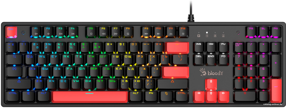 Клавиатура A4Tech Bloody S510R (черный)