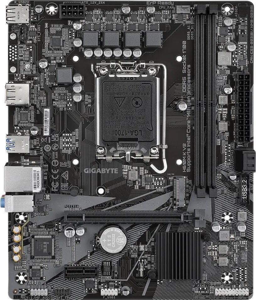 Материнская плата Gigabyte H610M K V2 (rev. 1.0)
