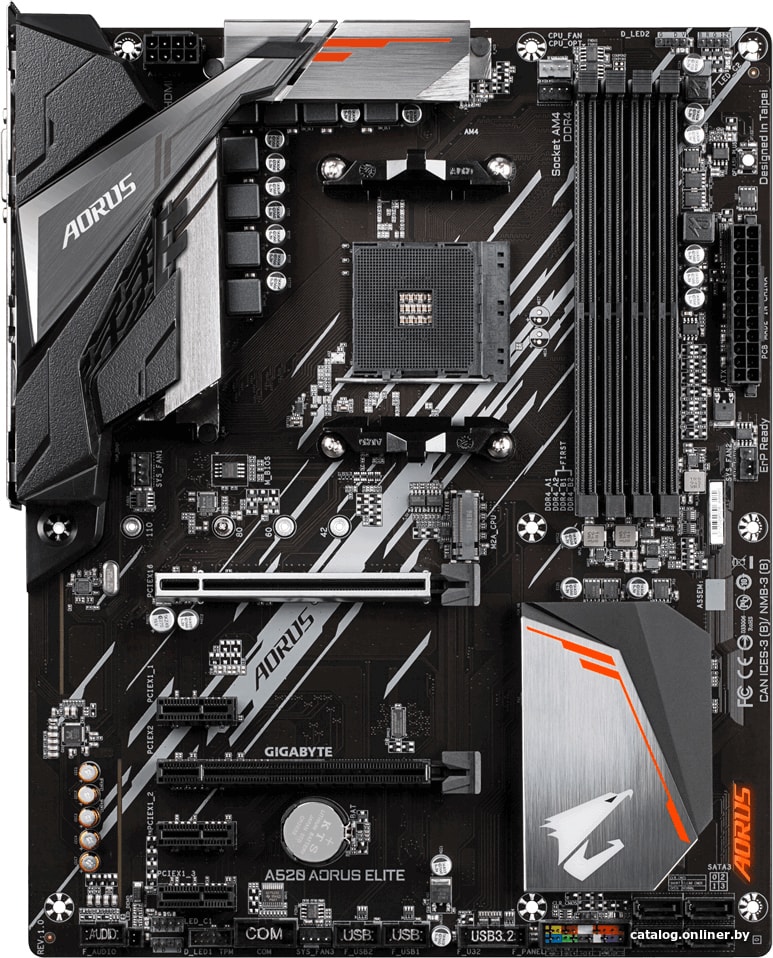 Материнская плата Gigabyte A520 Aorus Elite (rev. 1.0)