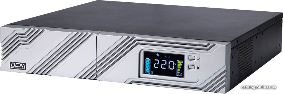 Источник бесперебойного питания Powercom Smart Rack&Tower SRT-1000A LCD