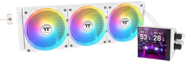 Система жидкостного охлаждения для процессора Thermaltake MAGFloe 360 Ultra ARGB Sync Snow Edition C
