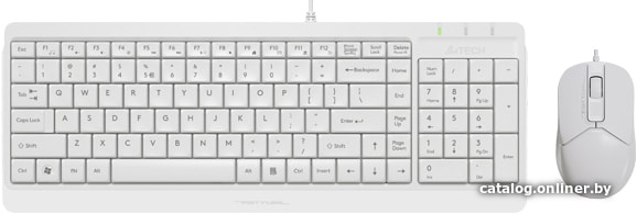 Клавиатура + мышь A4Tech Fstyler F1512 (белый)