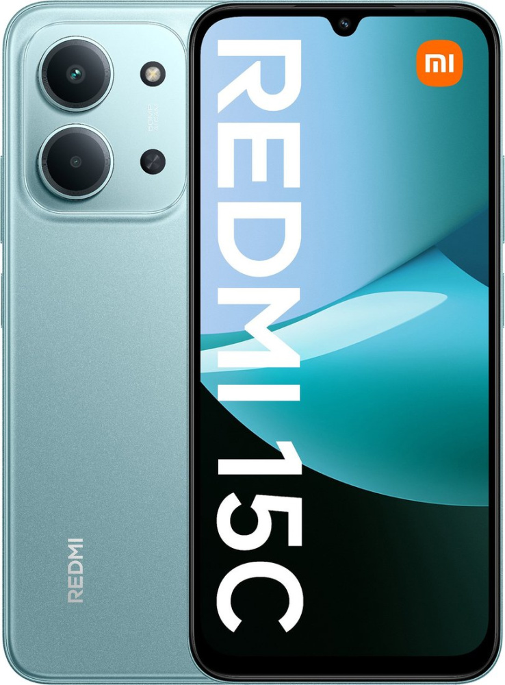 Телефон Xiaomi Redmi 15C 4G 4GB/128GB европейская версия (зеленый)