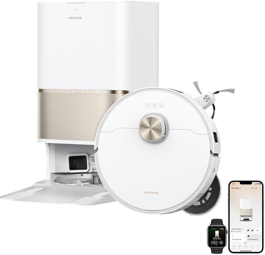 Робот-пылесос Dreame Robot Vacuum L50s Pro Ultra White RLL88HE (евровилка, белый)