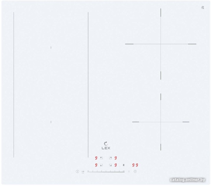 Варочная панель LEX EVI 641A WH